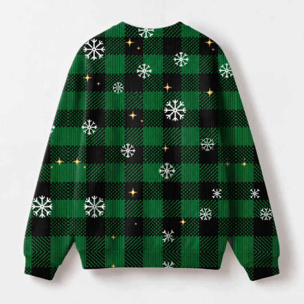 "Holiday Chaos" Christmas Sweatshirt — back view