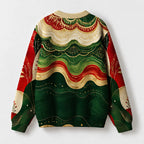"Holiday Waves" Christmas Sweatshirt — back view