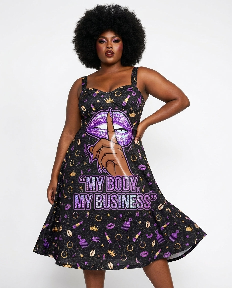 Hush Corset Dress on model front