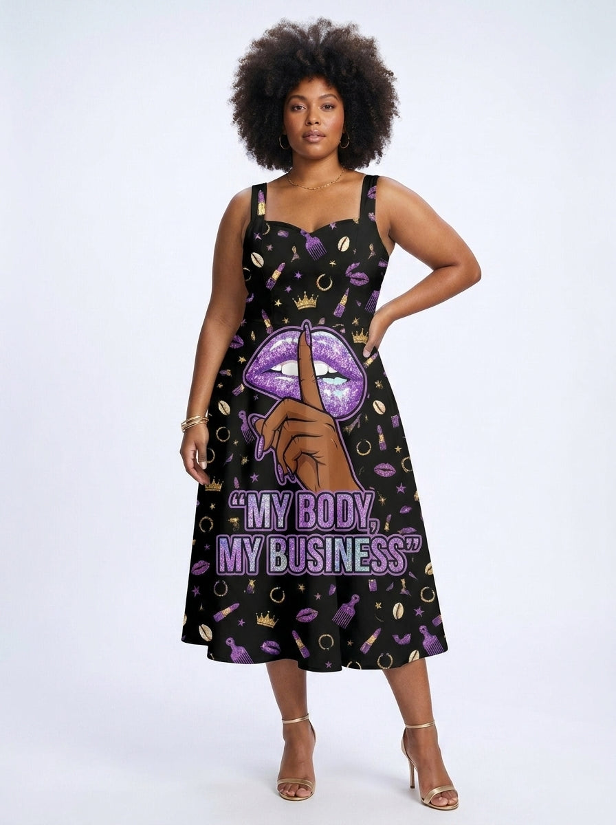 Hush Corset Dress on model front