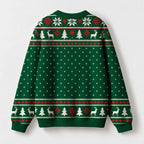 "I Am The Storm" Christmas Sweatshirt — back view