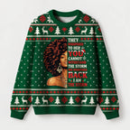 "I Am The Storm" Christmas Sweatshirt — front view