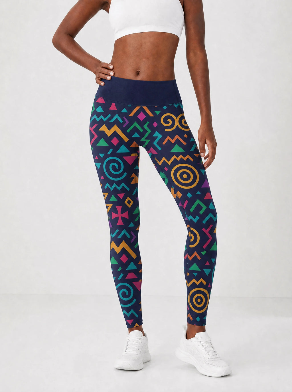 Ubuntu Leggings — front view on model