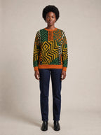 "Vipande" Sweatshirt — front view on model