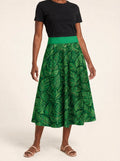"Asili Emerald" Twirl Skirt