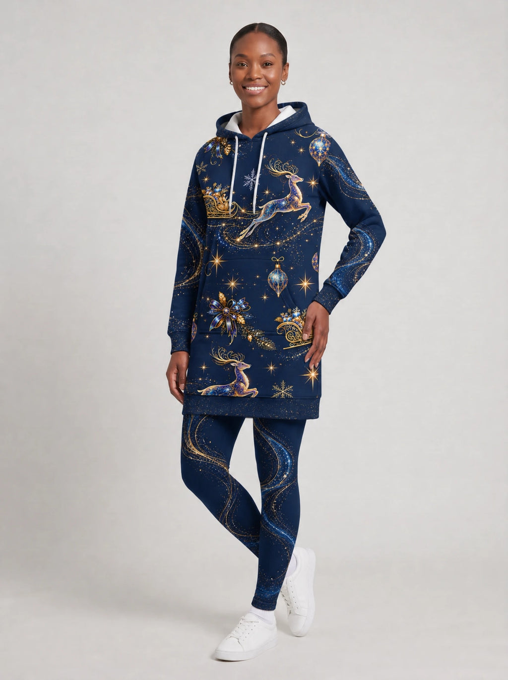 "Mbingu" Hoodie Dress