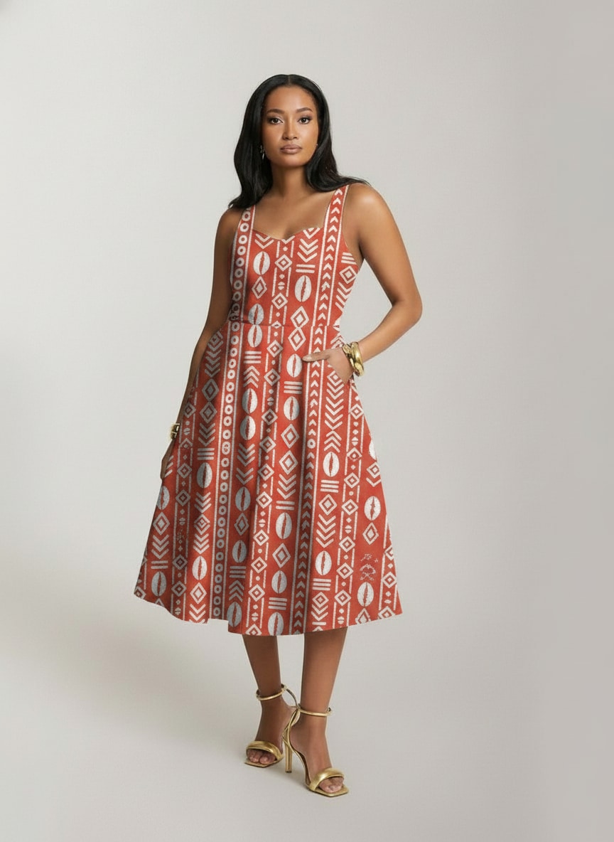 "Oshun Kijani" Corset Dress