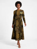 "Sankofa" Viscose Midi Dress Promo