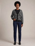 "Duara" Cardigan — front view on model