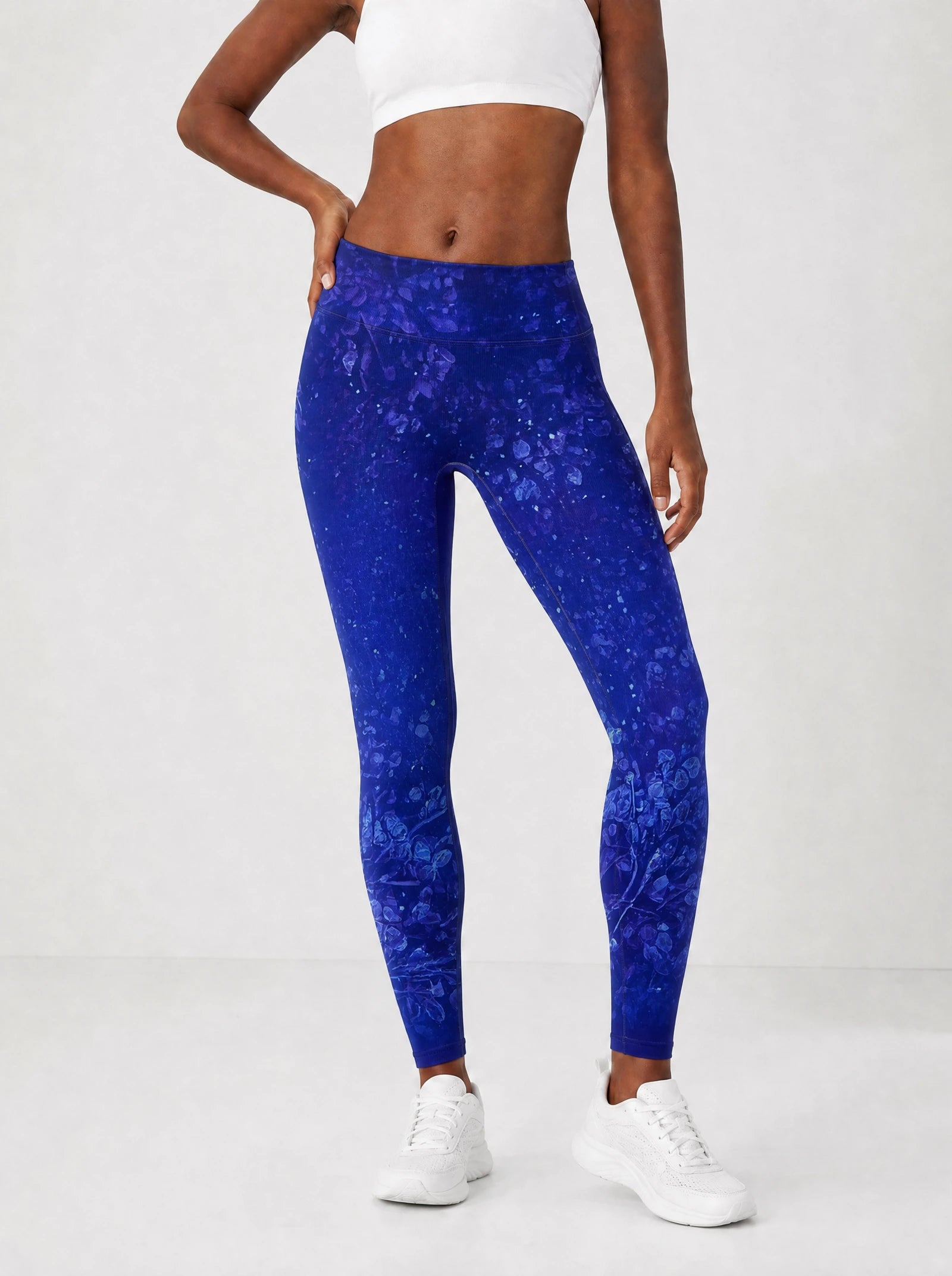 Black Woman Loved Leggings — front view on model