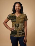 Sankofa V-Neck T-Shirt