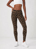 "Unstoppable" Brown Leopard Leggings