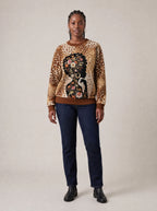 "Shamba" Sweatshirt — front view on model