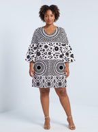 "Mwanga" Stacked Ruffle Sleeve Dress Promo