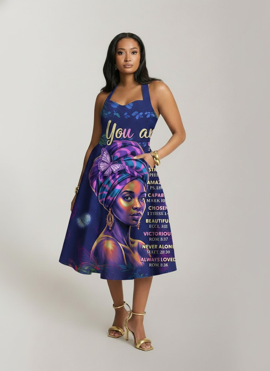 Blue Orchid Corset Dress