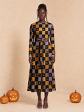 "Kimondo" Halloween Long Sleeve Midaxi Dress
