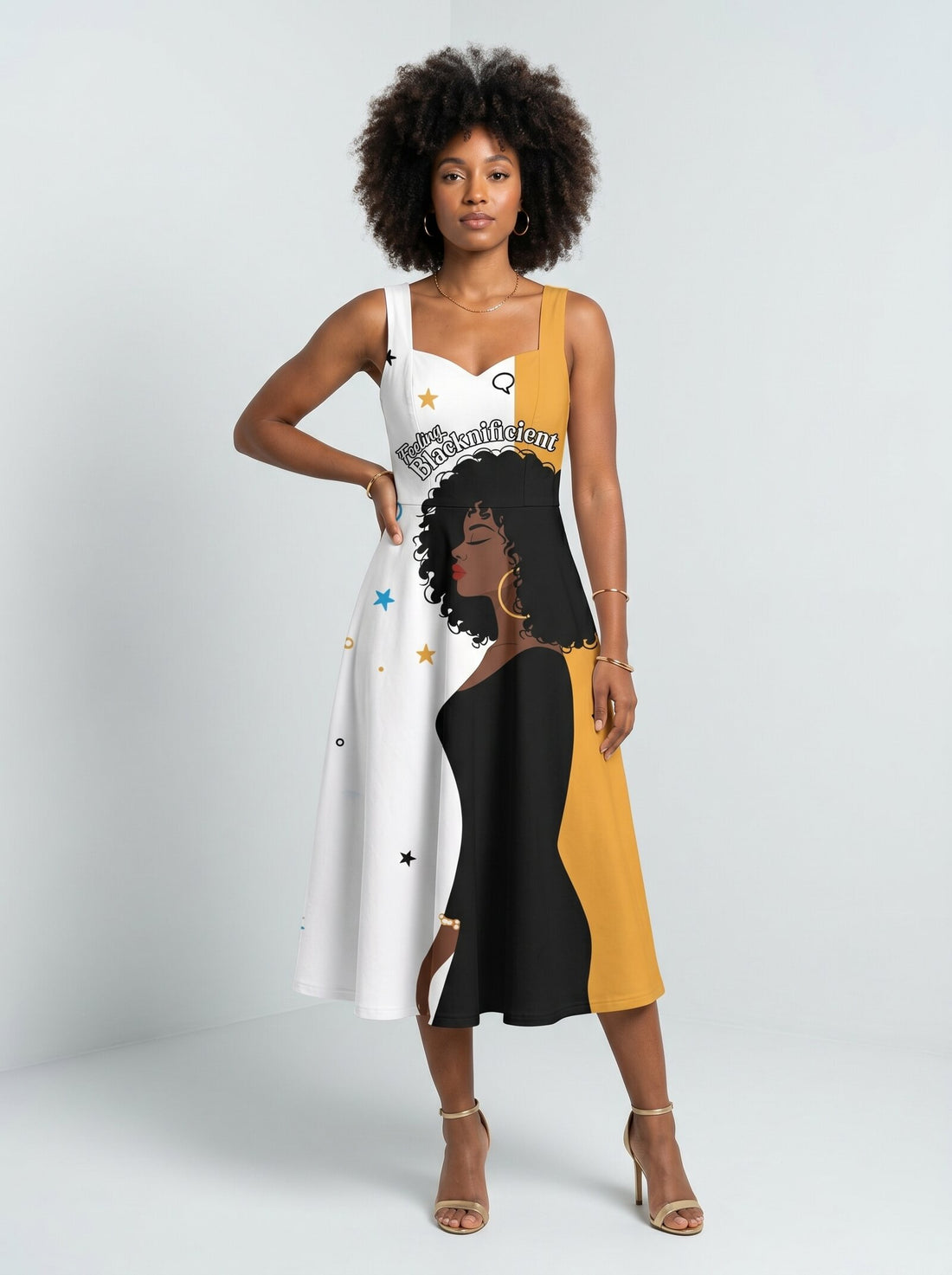 Feeling Blacknificient Corset Dress