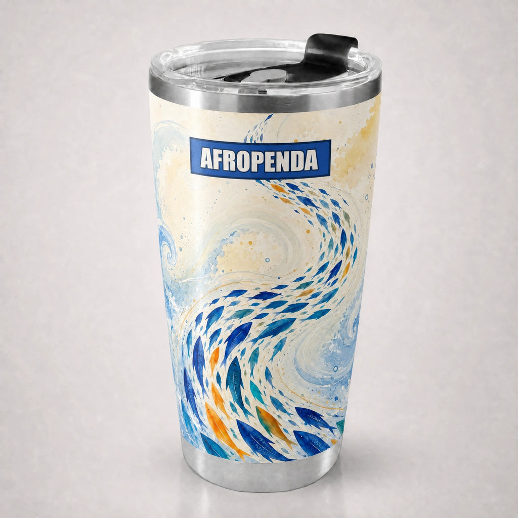 "Samaki" Tumbler — front view, studio