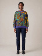 "Majani" Sweatshirt — front view on model