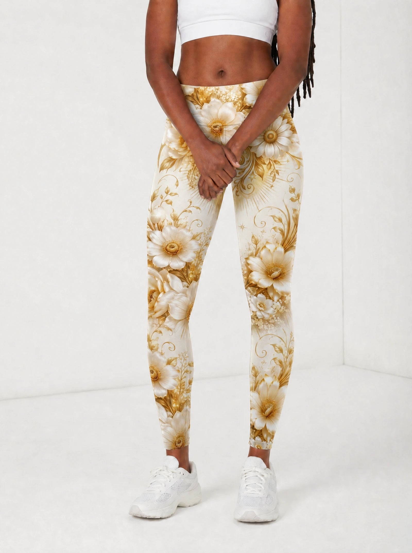 "Msalaba" Leggings — front view on model