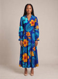 "Maua" Long Puff Sleeve Dress