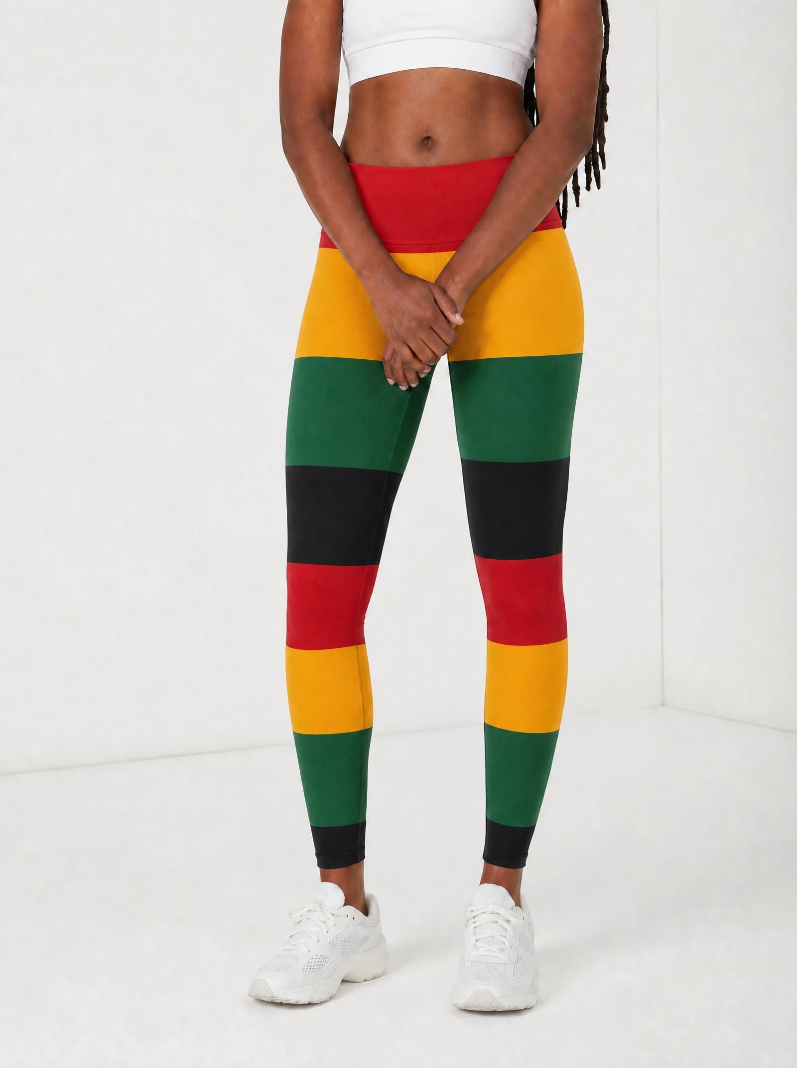 "Accra" Leggings — front view on model