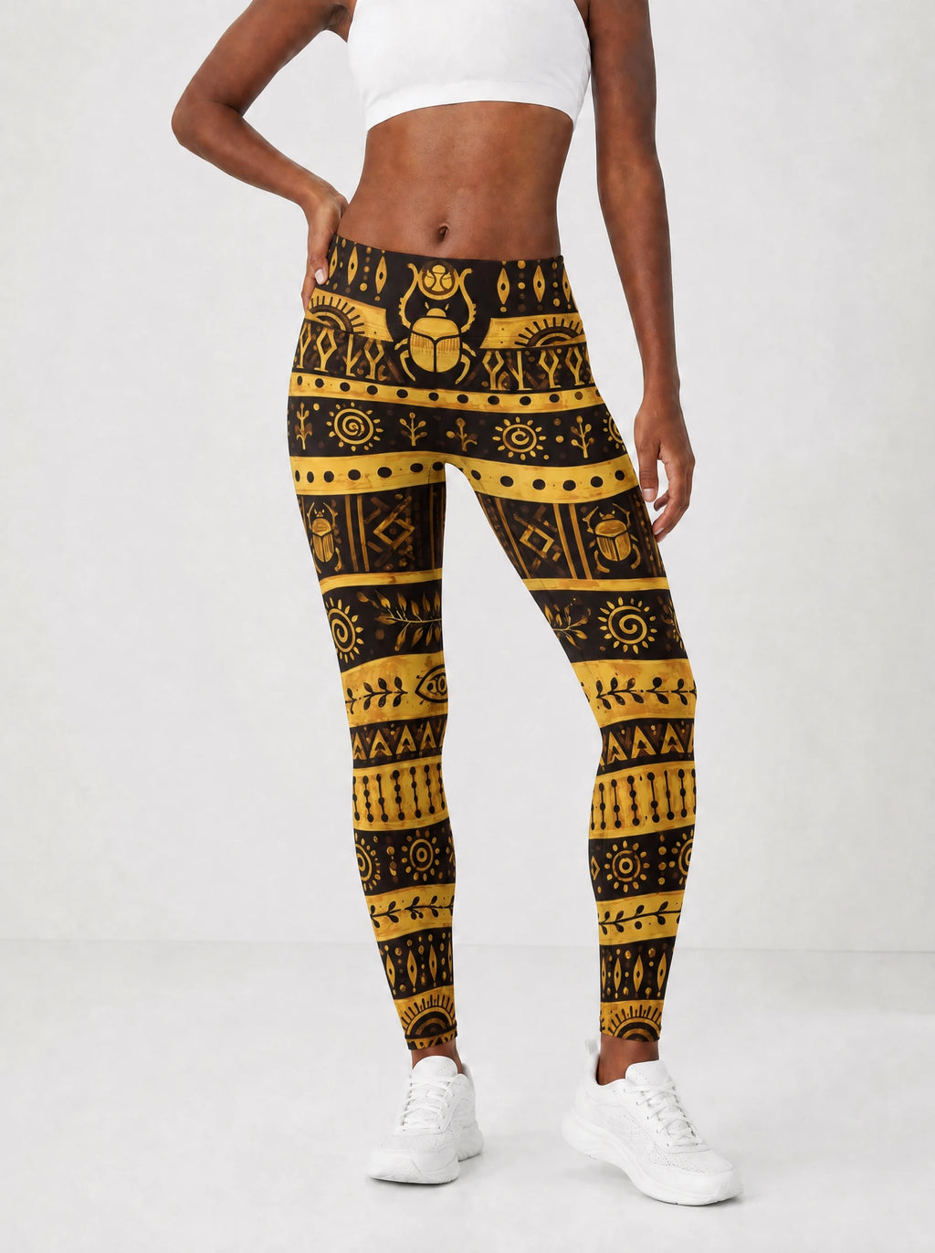 Baraka Leggings — front view on model