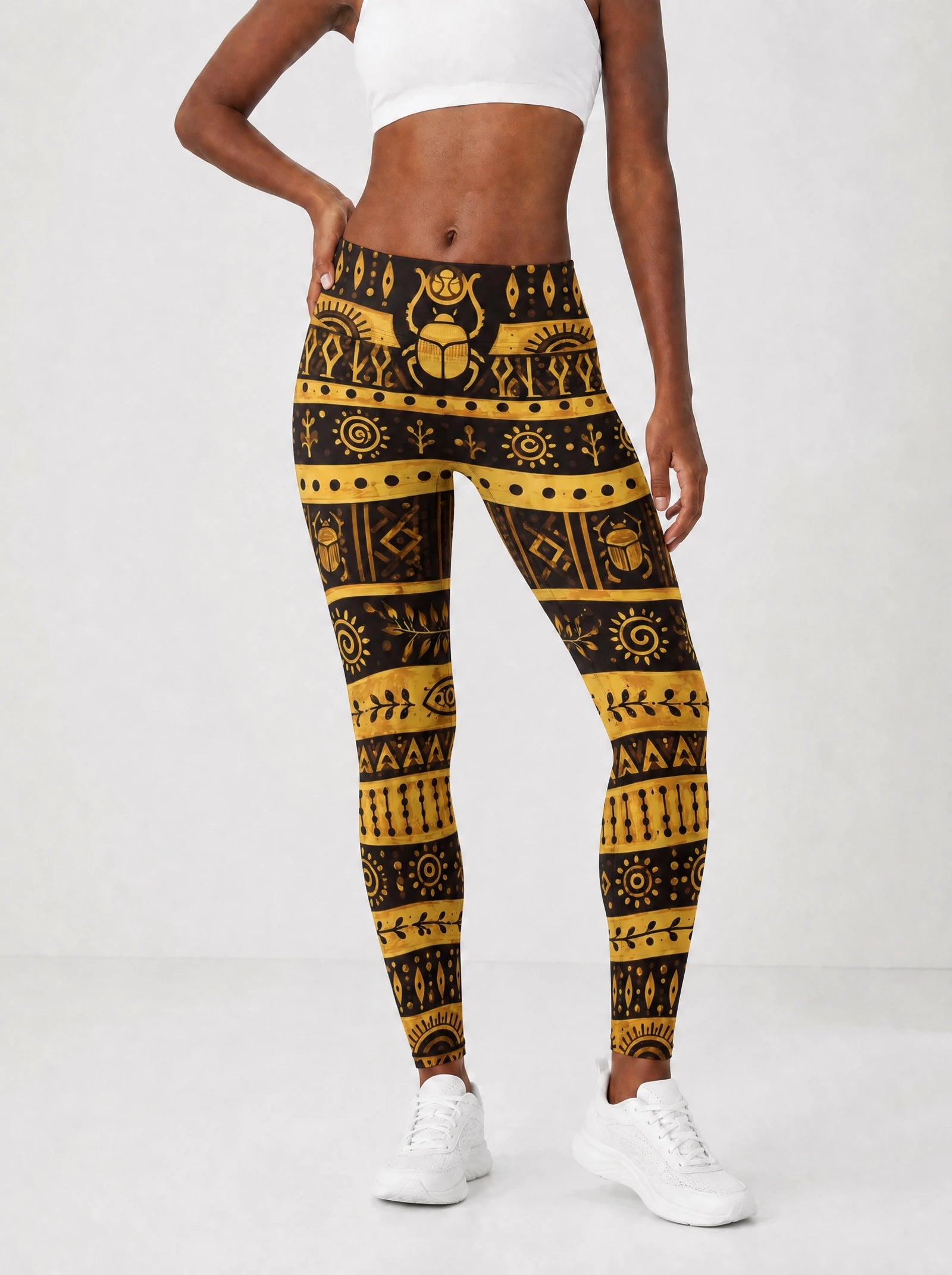 Baraka Leggings — front view on model