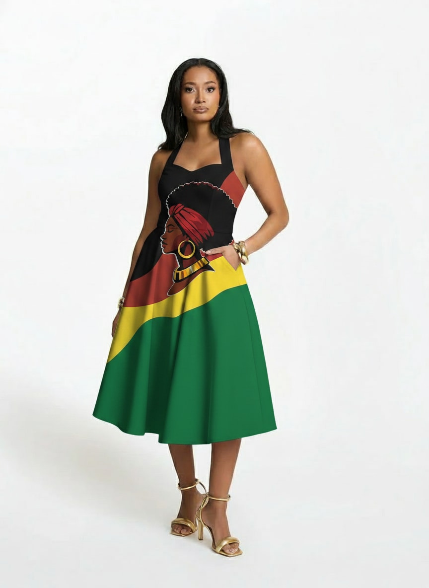 Black History Corset Dress