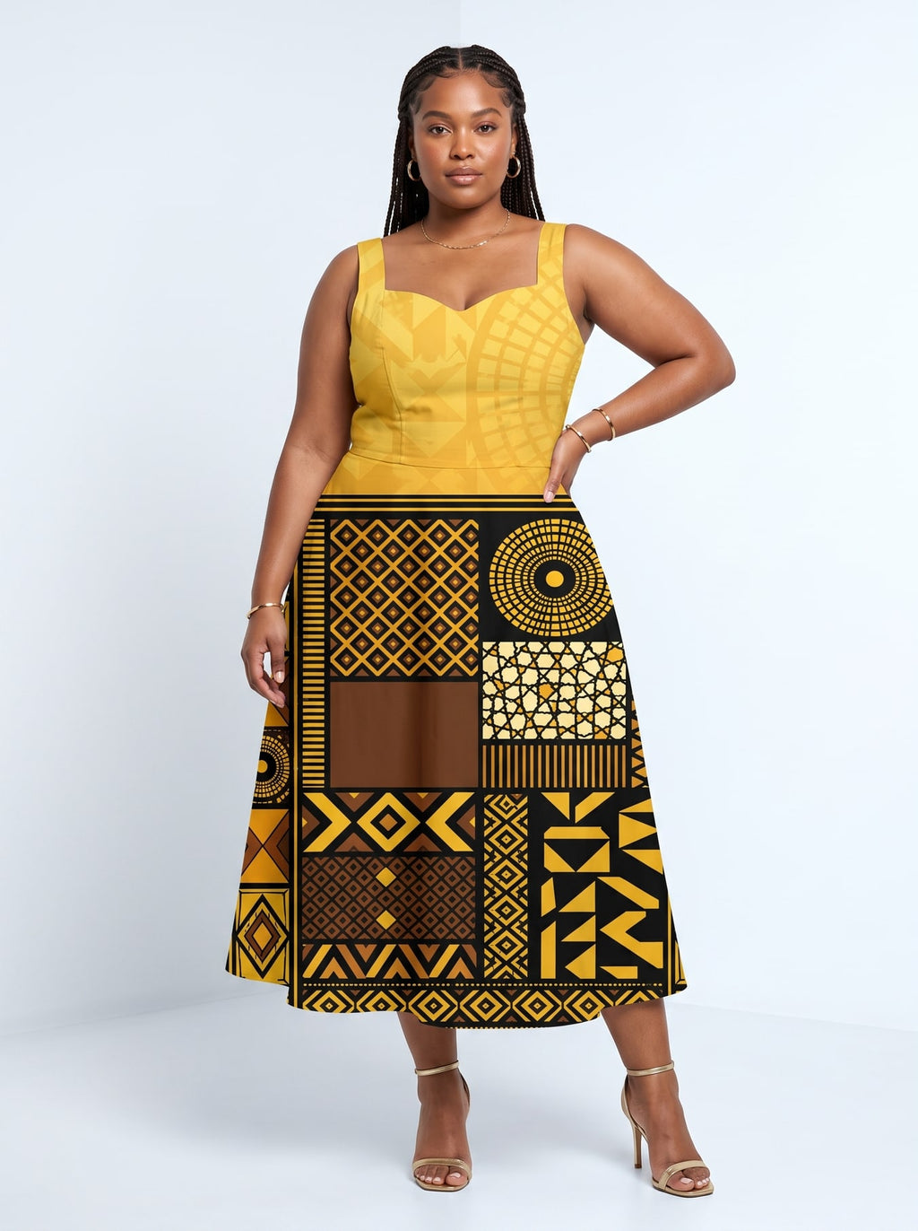 "Manjano" Corset Dress