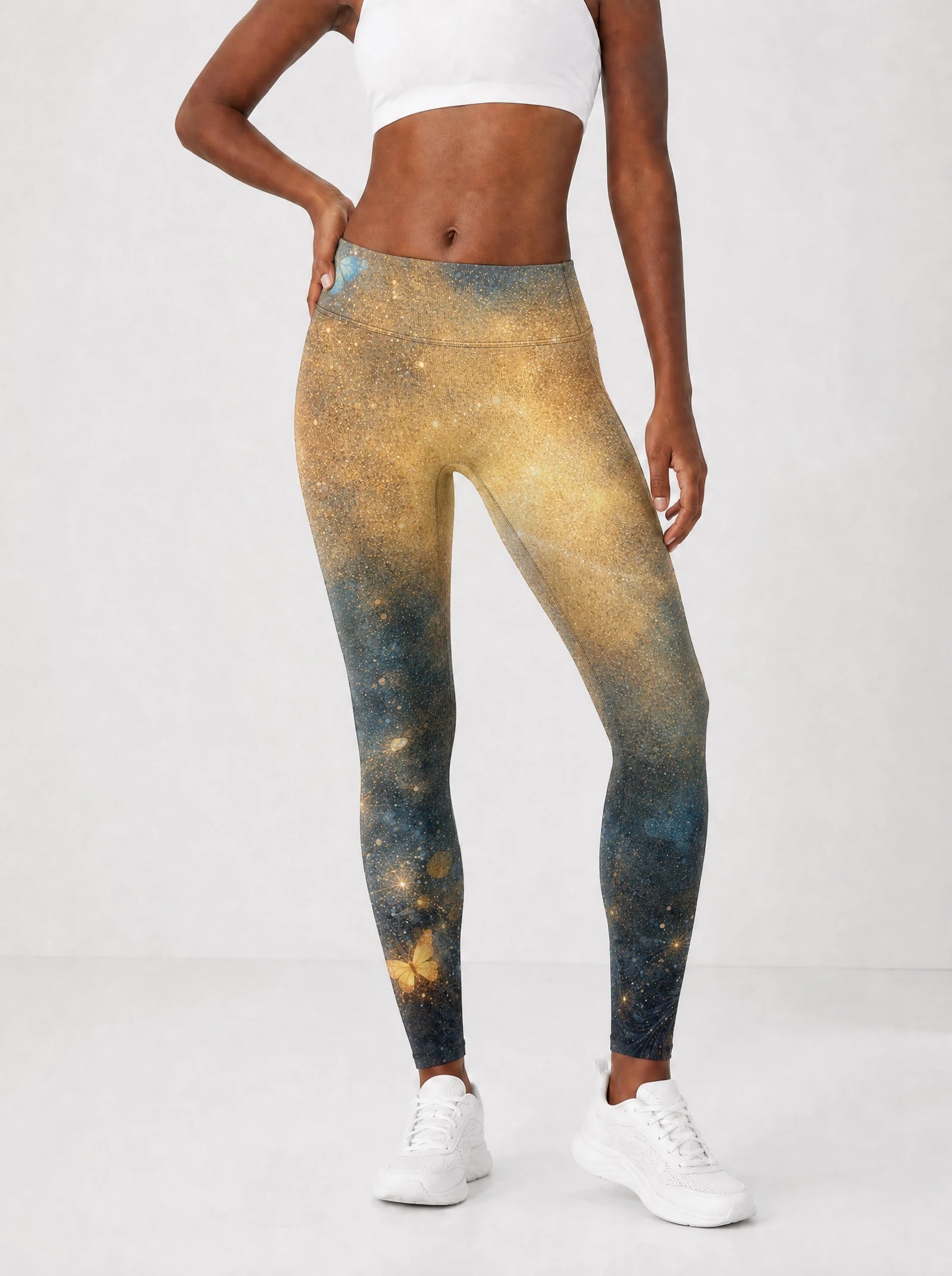 Badass Leggings — front view on model