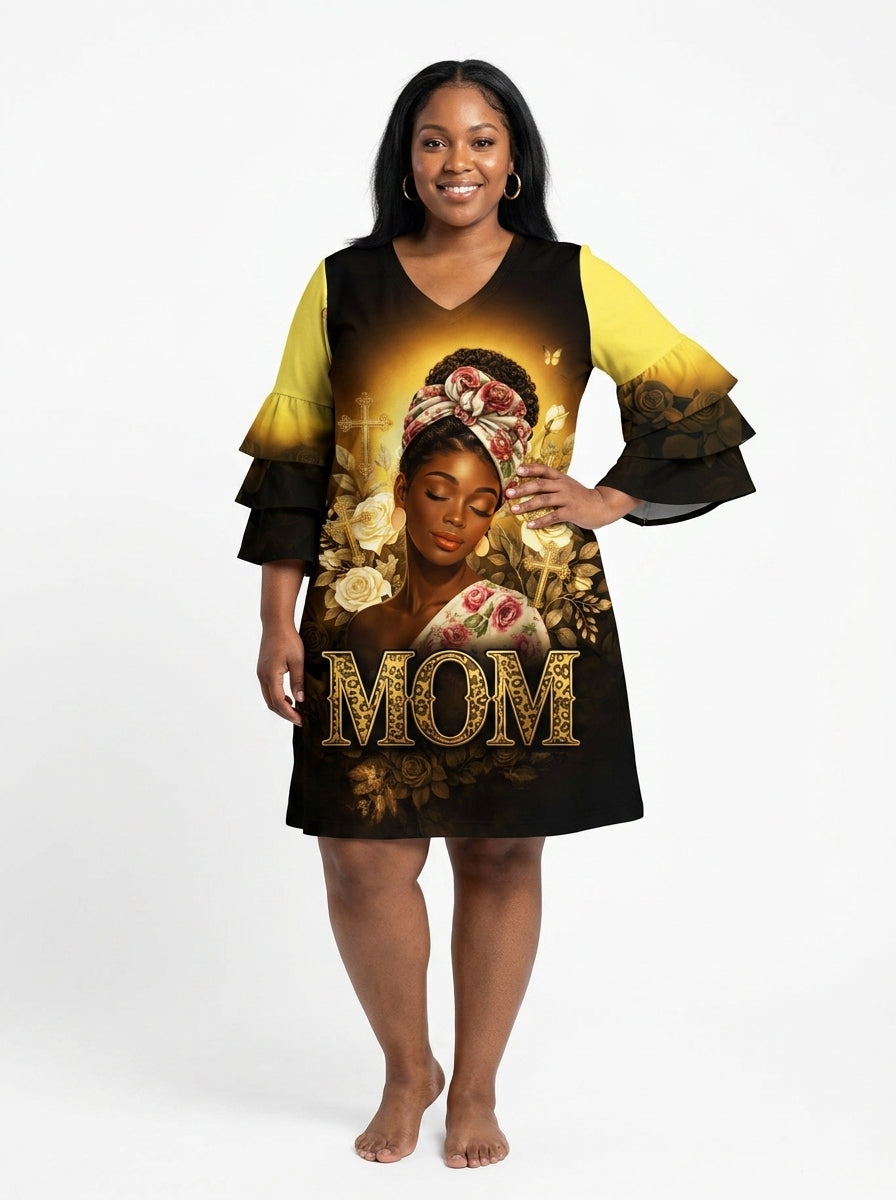 "Iyanu" Stacked Ruffle Dress & Leggings Deal
