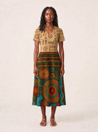 "Mto" V Neck Midi Dress Promo