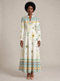 "Alizeti" Long Puff Sleeve Dress