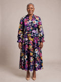 "Njozi" Long Puff Sleeve Dress