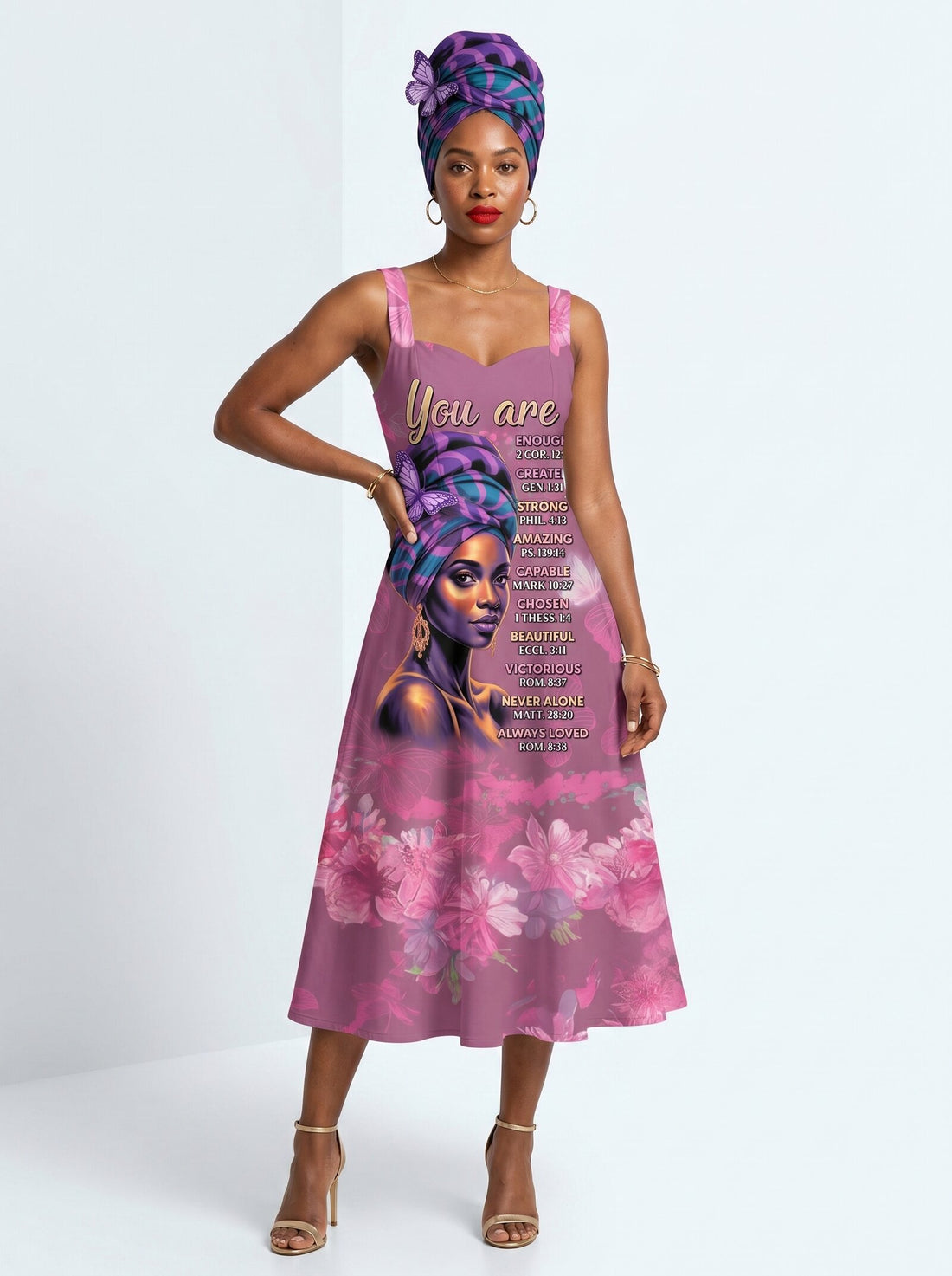 "Pink Orchid" Corset Dress