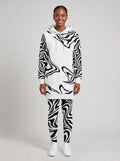 "Kimbunga White" Hoodie Dress
