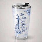 "Neema" Tumbler — front view, studio