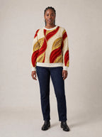 "Utukufu" Sweatshirt — front view on model