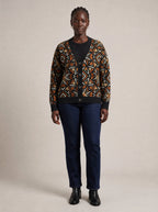 "Udongo" Cardigan — front view on model