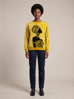 "Kitambaa" Sweatshirt — front view on model