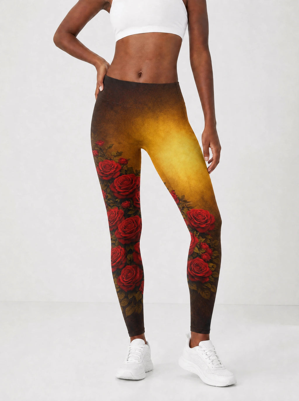 Thorn Leggings — front view on model