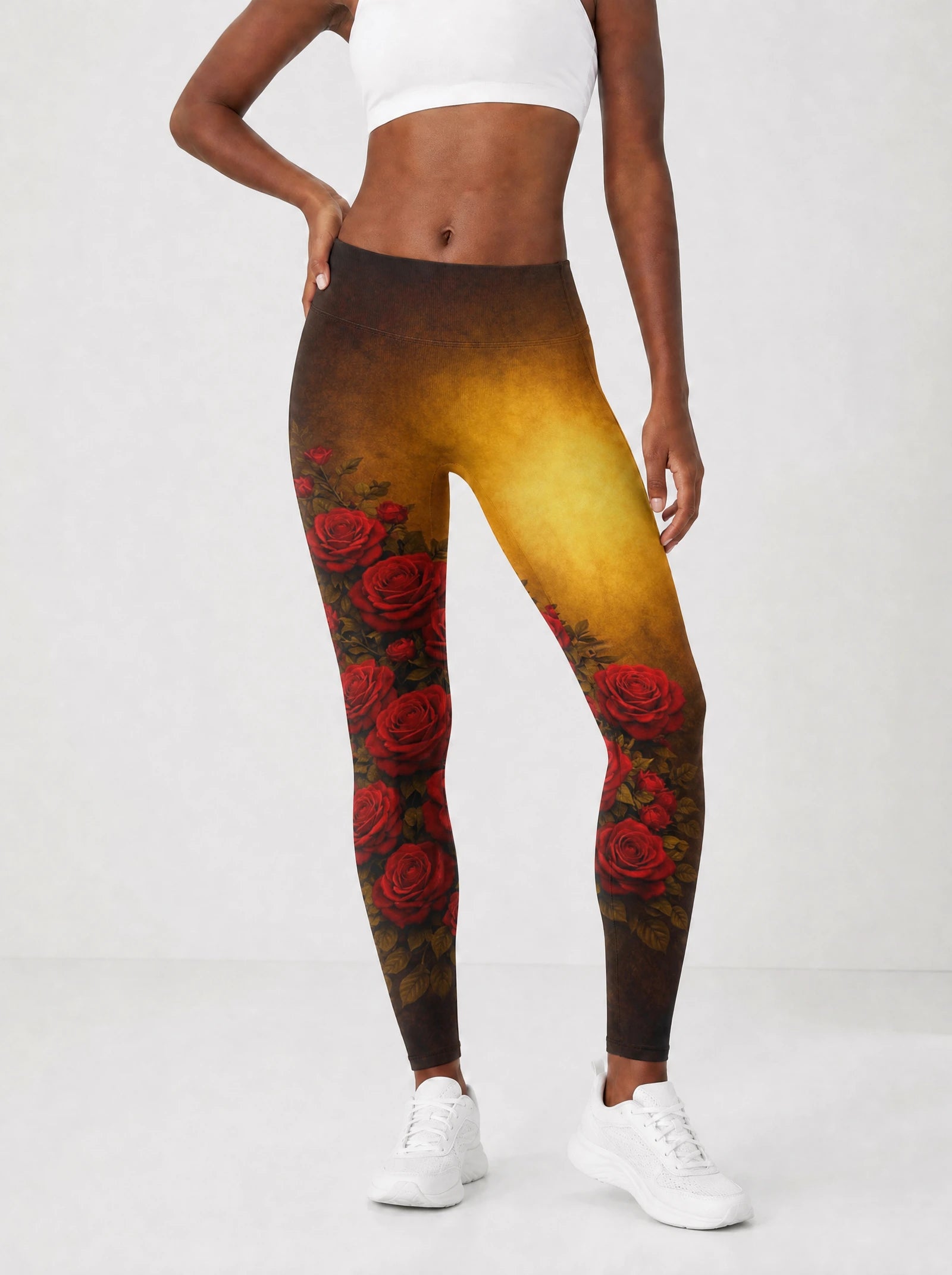 Thorn Leggings — front view on model