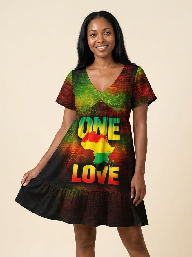 One Love Floral Dress