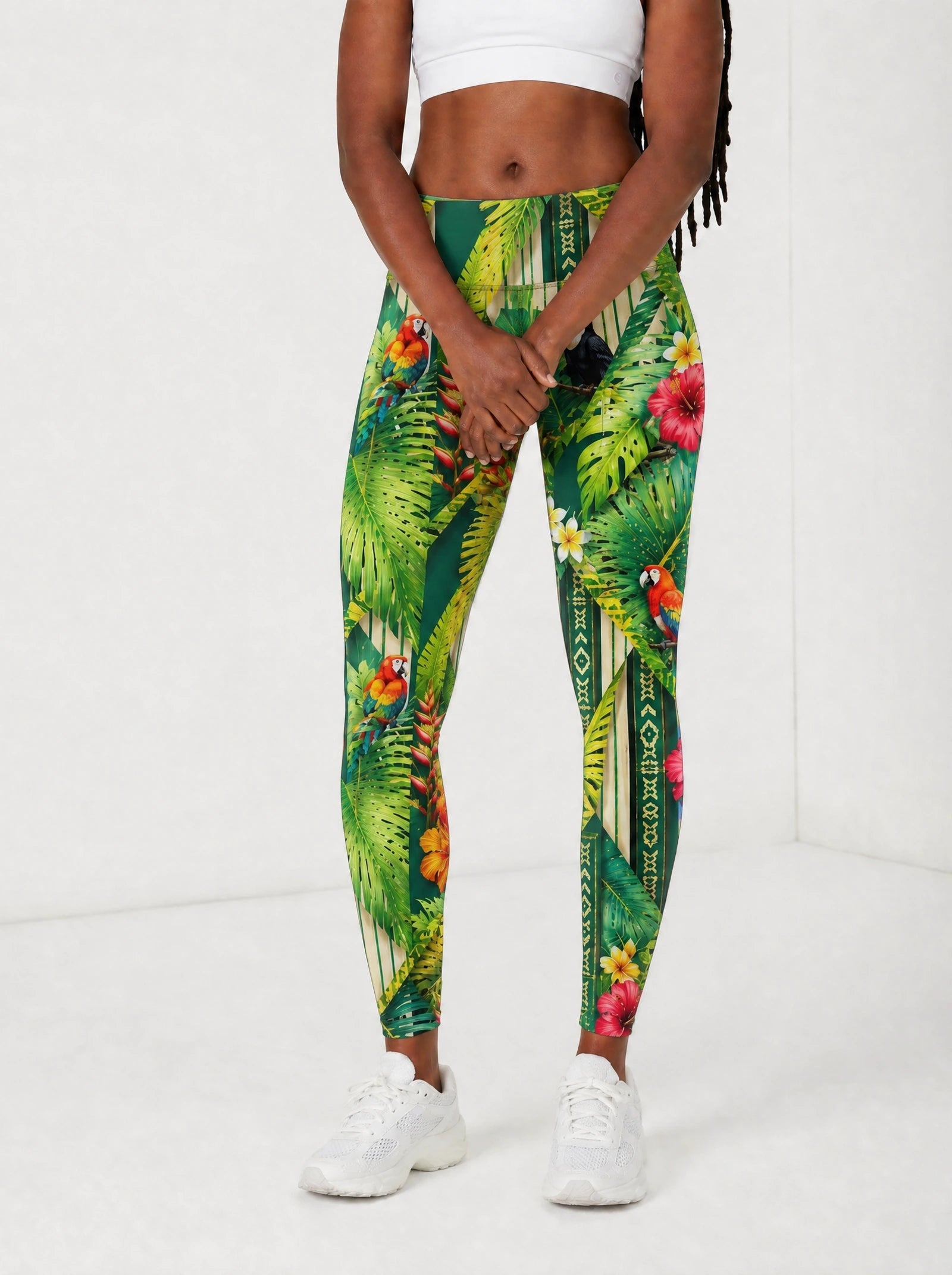 "Msitu" Leggings — front view on model