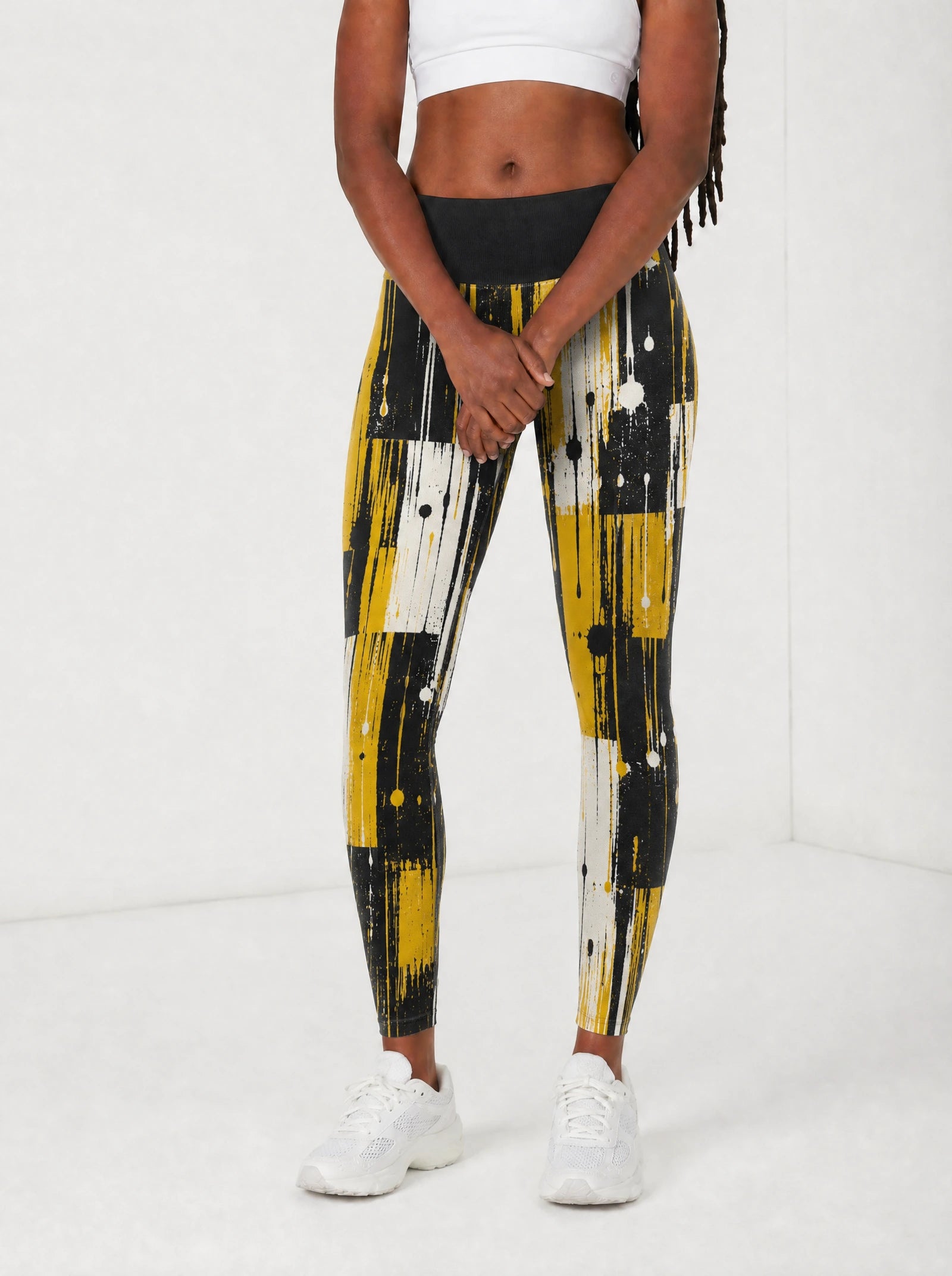 "Mvua" Leggings — front view on model