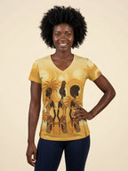 Ancestral Flame V-Neck T-Shirt