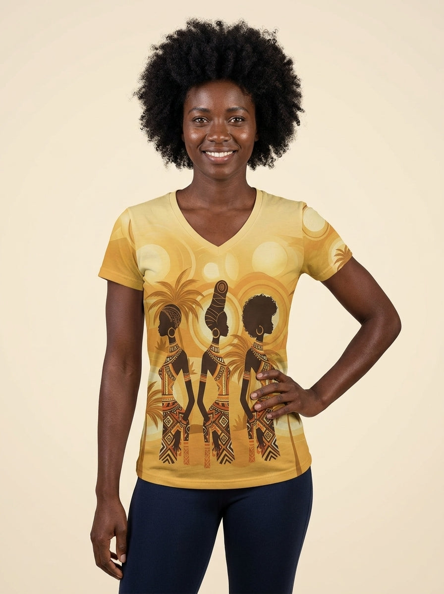 Ancestral Flame V-Neck T-Shirt