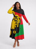"Furaha" Viscose Midi Dress Promo