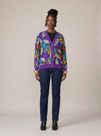 "Johari" Cardigan — front view on model